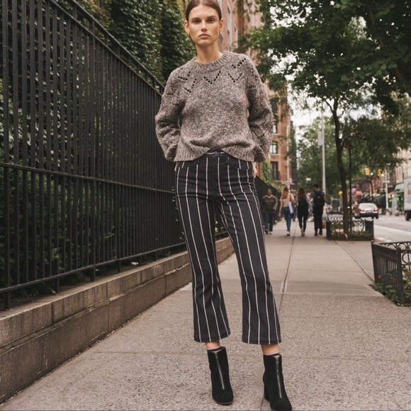 Madewell Denim - HOST PICK Madewell Cali Demi Boot in Elsie Stripe